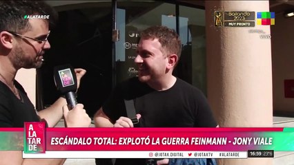 Jonatan Viale habló de la pelea con Feinmann