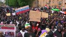 Niger: Thousands rally in Niamey in support of coup d'état