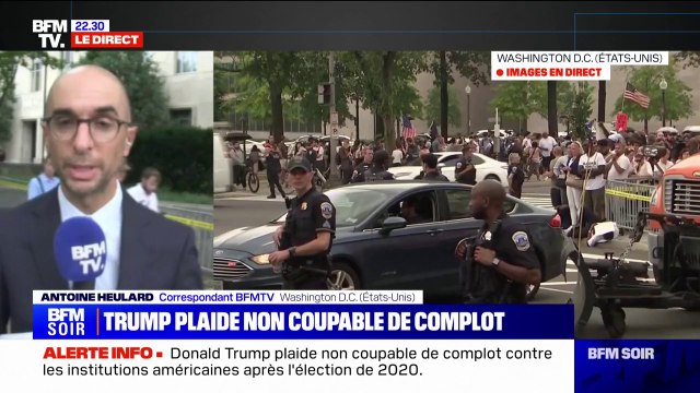 Comparution de Donald Trump: l'ancien président américain a plaidé non coupable de complot contre les institutions américaines