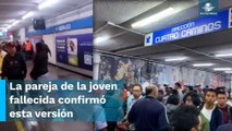 Hombre aventó a la mujer a las vías del Metro y luego él se arrojó, confirma Batres