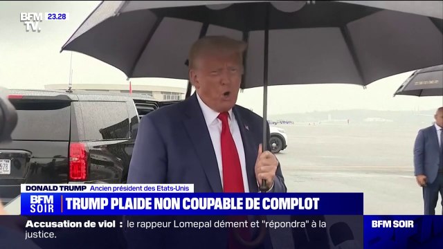 Comparution de Donald Trump: l'ancien président américain dénonce une persécution politique