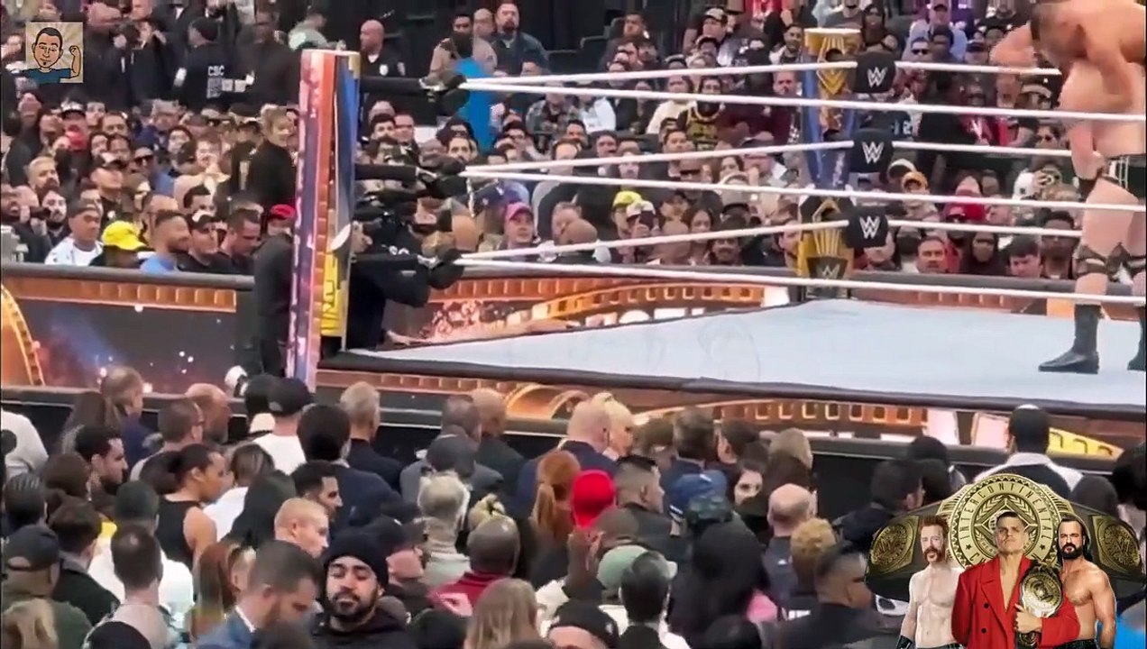 Gunther vs Drew McIntyre vs Sheamus WWE Intercontinental Title Match