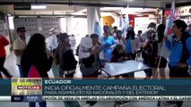 En Ecuador inicia la campaña de asambleístas nacionales y del exterior para los comicios