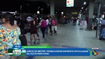 COMO FOI A VOLTA PARA CASA NO PRIMEIRO DIA DE GREVE DO METRÔ DO RECIFE