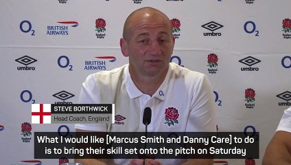 Borthwick picks Marcus Smith and Danny Care to face Wales