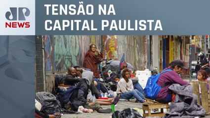 Moradores do Centro de SP fazem manifestação contra Cracolândia