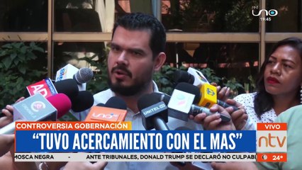Acusan a vicegobernador Mario Aguilera de reunirse con afines al MAS