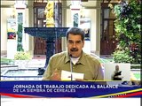 Presidente Nicolás Maduro ofrece balance de la siembra de cereales en el país