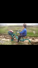 Plowing the fields with a smile