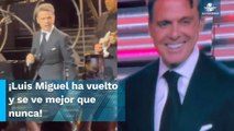 Con estadio abarrotado e imagen casi perfecta, así regresó Luis Miguel a los escenarios