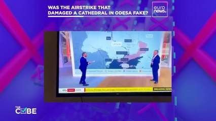 Ukraine: No, a video does not prove the Russian airstrike on a cathedral in Odesa was staged