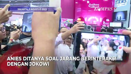 Respons Anies Saat Ditanya Jarang Interaksi dengan Jokowi