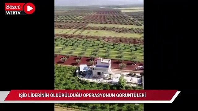 IŞİD liderinin öldürüldüğü operasyonun görüntüleri