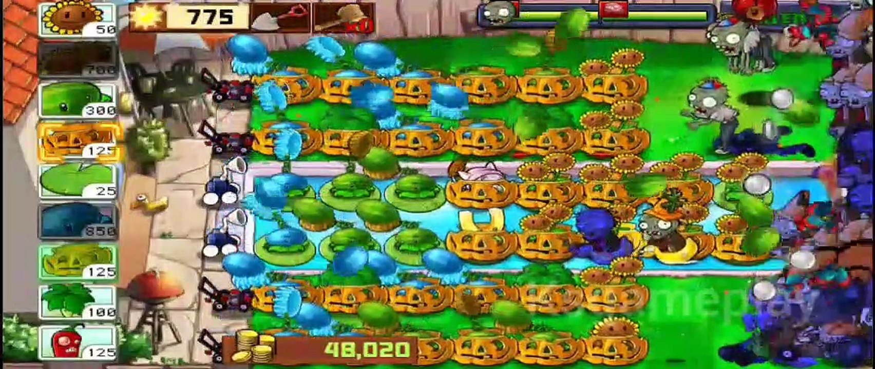Winter Melons fight the Zombies | Plants vs zombies