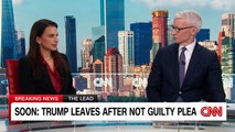Donald Trump speaks following arraignment for criminal charges