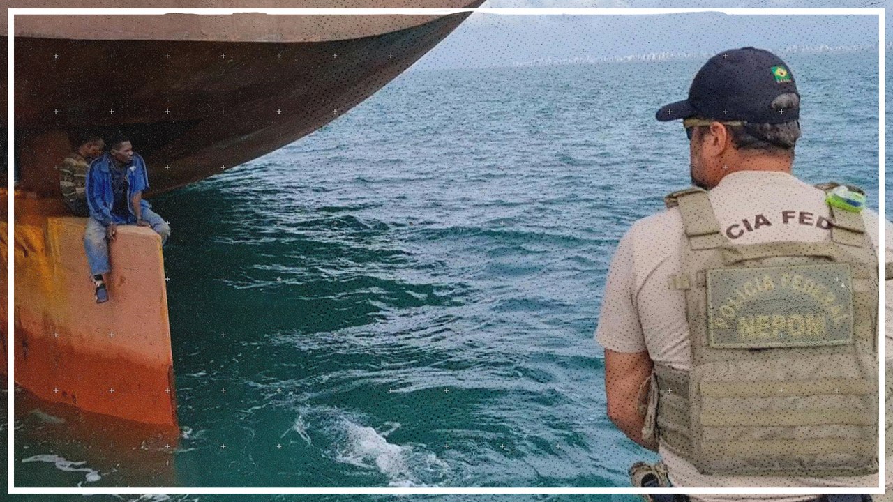 Am Schiffsheck: Flüchtlinge aus Afrika überleben Atklantiküberquerung