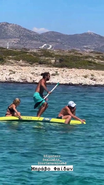 Βίντεο από τις διακοπές του Κωνσταντίνου Βασάλου