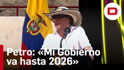 Petro afirma que su gobierno va hasta el 2026 y dice que nunca ha pedido a sus hijos que delincan