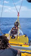 Expédition Gombessa 6 : Laurent Riquiers sort du sous-marin 🐠