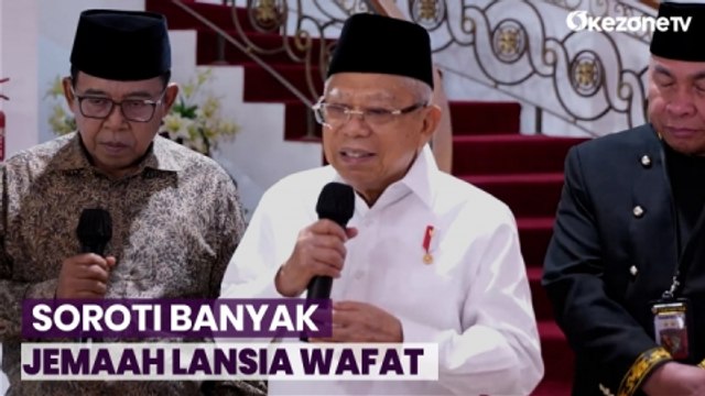 Wapres Maruf Soroti Banyak Jemaah Lansia Wafat pada Penyelenggaraan Haji 2023