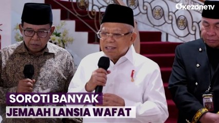 Download Video: Wapres Maruf Soroti Banyak Jemaah Lansia Wafat pada Penyelenggaraan Haji 2023