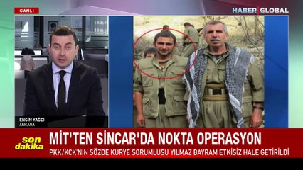 MİT'ten Sincar'da kritik operasyon!  PKK/KCK sorumlusu etkisiz hale getirildi