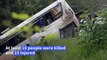 Multiple deaths as Mexican bus carrying foreign migrants crashes