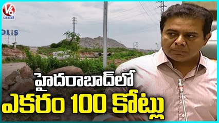 Minister KTR Speaks On Hyderabad's Kokapet Land Prices Soar _ Telangana Assembly _ V6 News