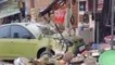 महराजगंज: एक्सीडेंट के बाद दुकान में जा घुसी बेकाबू कार, हादसे में बाल-बाल बचे लोग