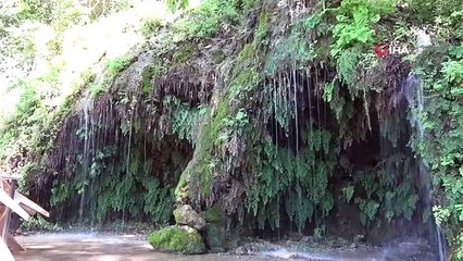 Daphne'nin gözyaşı Harbiye Şelalesi ziyaretçileri kendine çekiyor