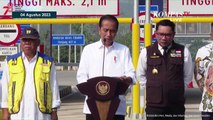 Detik-Detik Jokowi Resmikan Jalan Tol Bocimi, Jakarta-Sukabumi 2,5 Jam