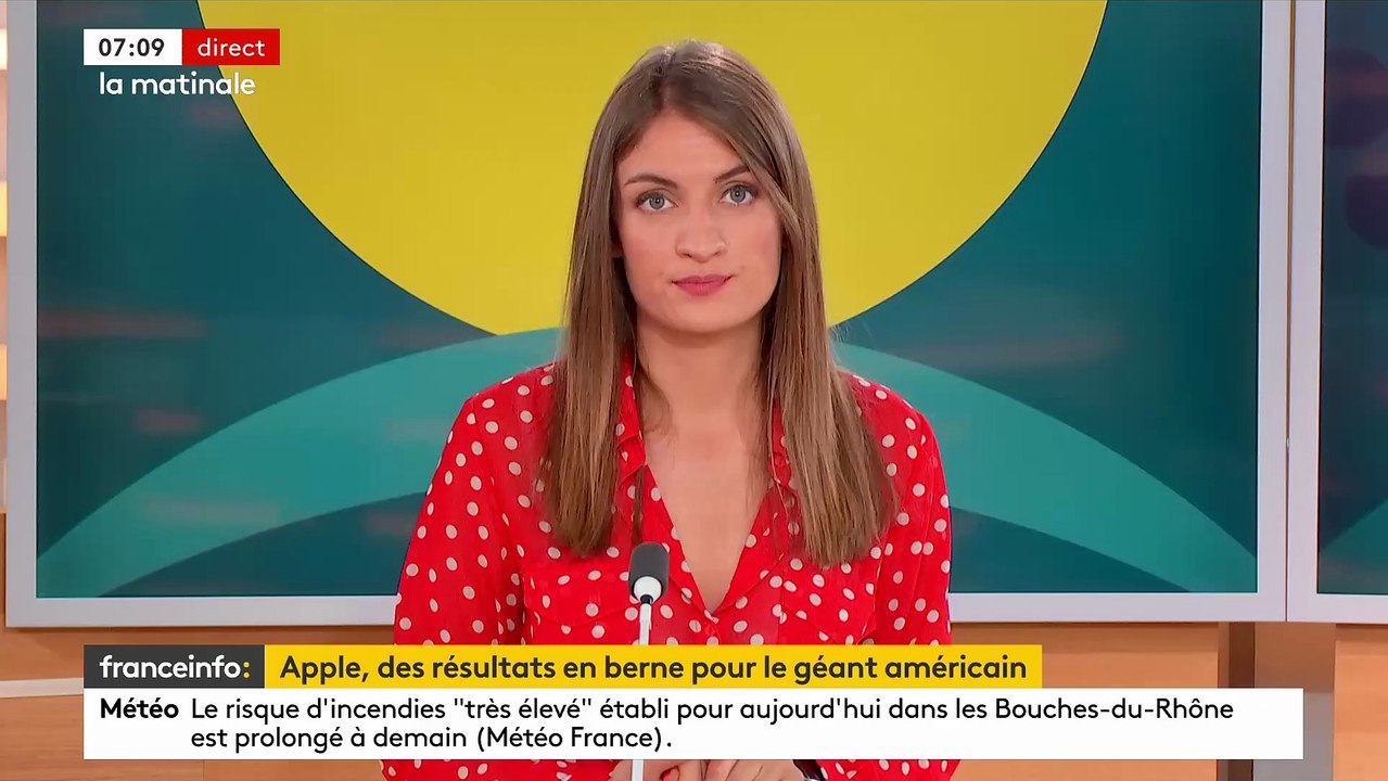 Apple a enregistré un nouveau repli de son chiffre d’affaires (-1,4%), le troisième d’affilée, au cours du 3e trimestre de son exercice comptable décalé, marqué par une décélération des ventes d’iPhone - VIDEO