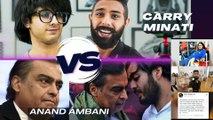 The Truth Behind Anant Ambani's Legal Action Against Millionaire YouTuber CarryMinati?  Anand Ambani Vs Carry Minati