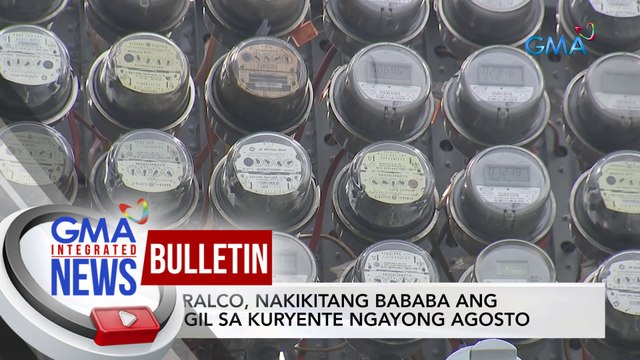 Meralco, nakikitang bababa ang singil sa kuryente ngayong Agosto | GMA Integrated News Bulletin