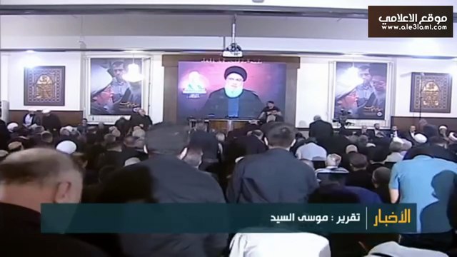 السيد نصرالله في تأبين اية الله الشيخ عفيف النابلسي رضوان الله تعالى عليه