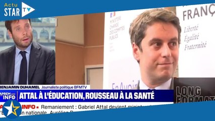 Remaniement : À 34 ans, Gabriel Attal prend du galon... à la place d'un ministre très discret