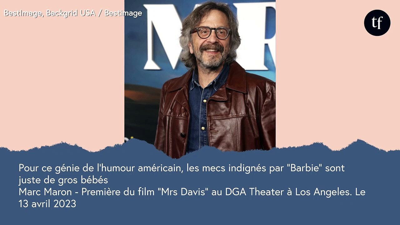 Pour ce génie de l'humour américain, les mecs indignés par "Barbie" sont juste de gros bébés