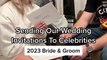 Noivos com convites a mais decidem convidar famosos para casamento