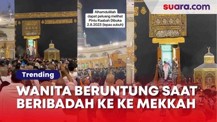 Merinding! Wanita ini Dapatkan Hal Tak Terduga Saat Beribadah ke Makkah, Warganet: Masyallah
