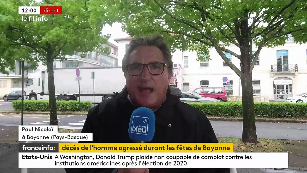 Homme tué lors des Fêtes de Bayonne: Le parquet de Bayonne a ouvert une enquête pour meurtre - Les suspects sont toujours recherchés - VIDEO