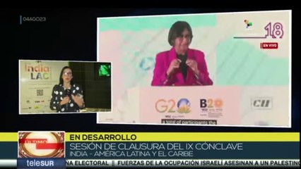 En Asia culminó IX Cónclave Económico entre India, América Latina y el Caribe