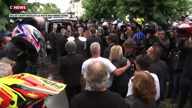 Les adieux des motards à Enzo