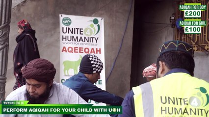 Perform Aqiqah for Your with Unite 4 Humanity – 100% Donation Policy