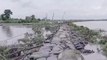 खीरी: शारदा नदी का कहर जारी, कई मकान नदी में समाए, पलायन करने को मजबूर ग्रामीण