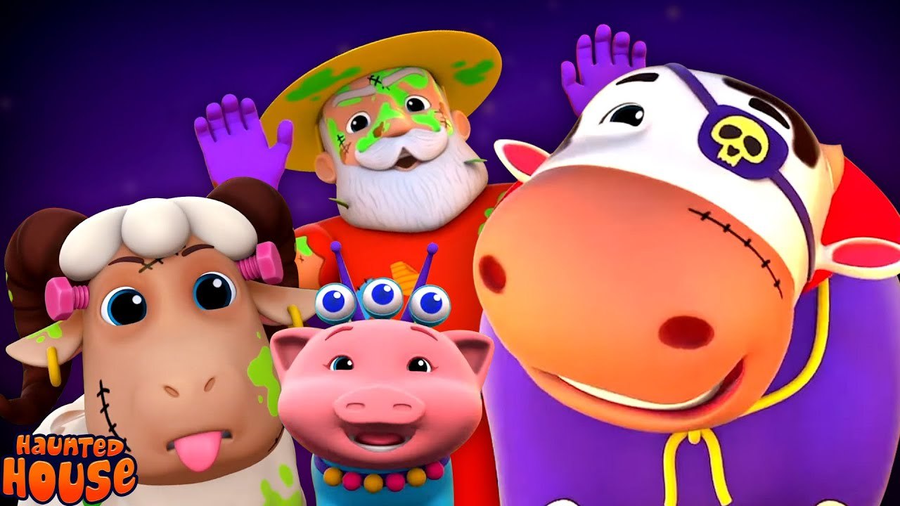 Old MacJoe Had A Haunted Farm - More Halloween Cartoon And Scary Nursery Rhyme For Children