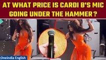 Cardi B’s mic thrown at fan during Vegas concert, auctions for whopping $99,000 | Oneindia News