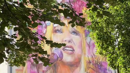 Gazeta Lubuska. Mural Maryli Rodowicz w Zielonej Górze