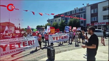 Sol partiden zam eylemi!