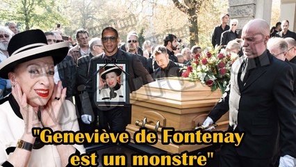  JoeyStarr devient fou et hurle à l'enterrement de Geneviève de Fontenay: "Elle est un monstre"