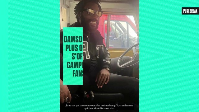 Damso a réalisé son plus grand rêve en s'offrant... un camping-car : ses fans rient (et paniquent)
